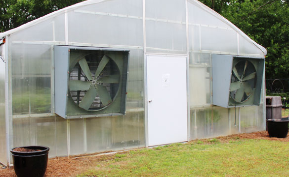 greenhouse fans and shutters